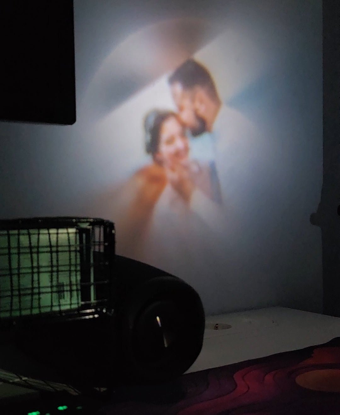 Amorelo™ Photo Projection Necklace with Personalized Sun & Moon Pendants