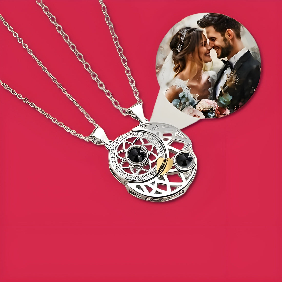 Amorelo™ Eclipse Projection Necklace