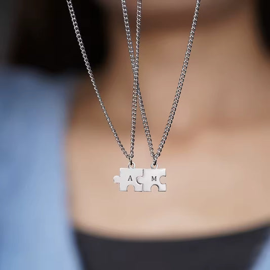Amorelo™ Custom Puzzle Pendant-Laser Engraved